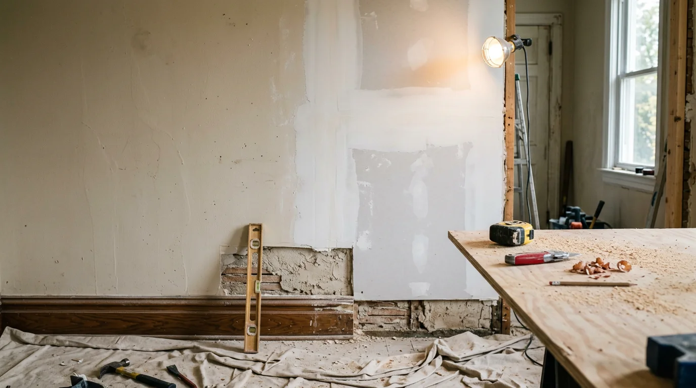 A refreshed interior room after a simple remodel completed by R&R Construction And Restoration Service's LLC in Halethorpe, MD. Updated finishes and clean surfaces reflect the kind of practical improvement work the team delivers across Baltimore County and surrounding areas.